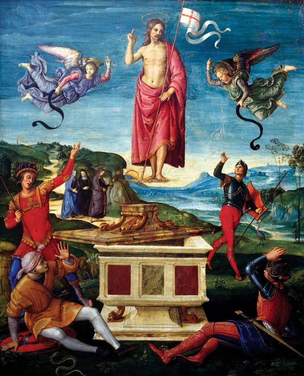 Raphael nous montre avec son talent et sa vision, l’évangile de Matthieu